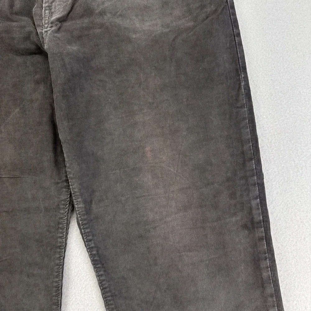 J.Crew Jeans‎ Classic Straight Corduroy Mens 34x30 Black Faded Distressed Retro